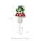 Glitzhome® 30" Metal Stacked Mushroom & Frog Yard Stake